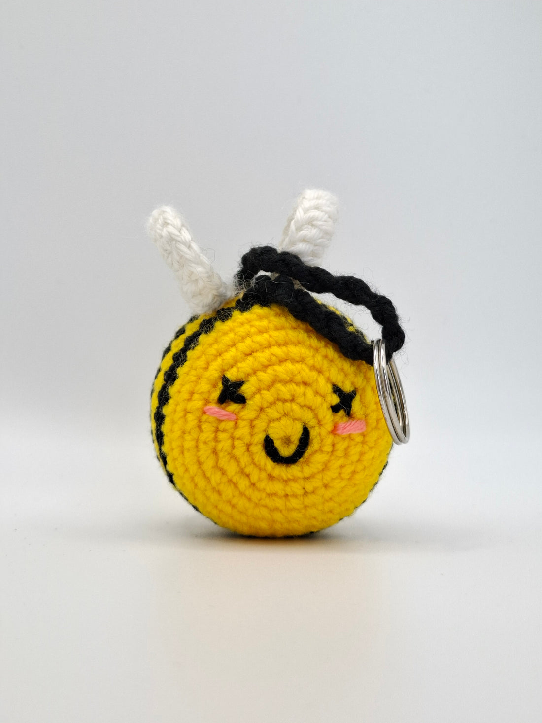 Handcrafted Crochet Bee Keychain – Tiny Prets UK